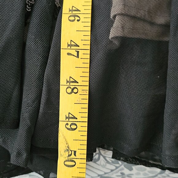 R & M Richards Sleeveless V-Neck Godet Skirt Embellished Long Sequin Dress - Picture 15 of 15